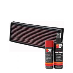 K&N Air Filter 33-2001 + Aerosol Recharge Kit