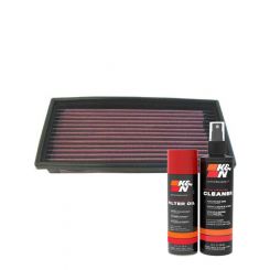 K&N Air Filter 33-2002 + Aerosol Recharge Kit