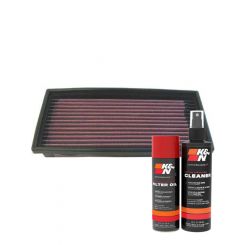 K&N Air Filter 33-2002 + Aerosol Recharge Kit