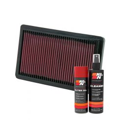 K&N Air Filter 33-2005 + Aerosol Recharge Kit