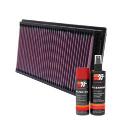 K&N Air Filter 33-2031-2 + Aerosol Recharge Kit