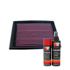 K&N Air Filter 33-2036 + Aerosol Recharge Kit