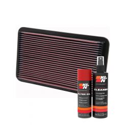 K&N Air Filter 33-2052 + Aerosol Recharge Kit