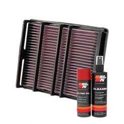 K&N Air Filter 33-2054 + Aerosol Recharge Kit