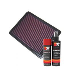 K&N Air Filter 33-2057 + Aerosol Recharge Kit