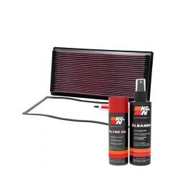 K&N Air Filter 33-2062-1 + Aerosol Recharge Kit