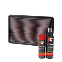 K&N Air Filter 33-2064 + Aerosol Recharge Kit