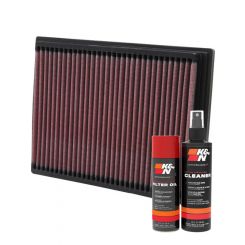 K&N Air Filter 33-2070 + Aerosol Recharge Kit