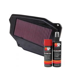 K&N Air Filter 33-2071 + Aerosol Recharge Kit