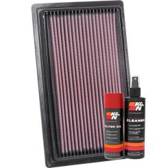K&N Air Filter 33-2075 + Aerosol Recharge Kit