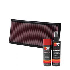K&N Air Filter 33-2084 + Aerosol Recharge Kit