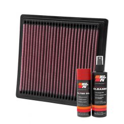 K&N Air Filter 33-2104 + Aerosol Recharge Kit