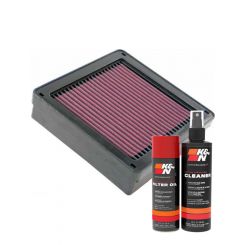 K&N Air Filter 33-2105 + Aerosol Recharge Kit