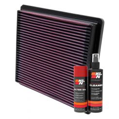 K&N Air Filter 33-2112 + Aerosol Recharge Kit