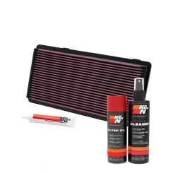 K&N Air Filter 33-2122 + Aerosol Recharge Kit