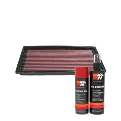 K&N Air Filter 33-2126 + Aerosol Recharge Kit