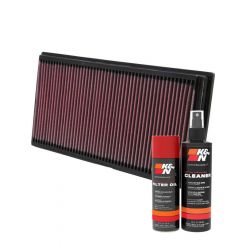 K&N Air Filter 33-2128 + Aerosol Recharge Kit