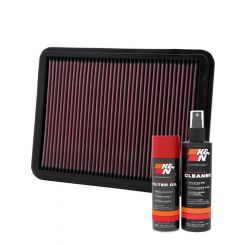 K&N Air Filter 33-2144 + Aerosol Recharge Kit