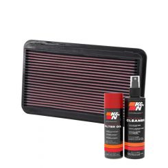 K&N Air Filter 33-2145-1 + Aerosol Recharge Kit