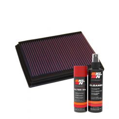 K&N Air Filter 33-2153 + Aerosol Recharge Kit
