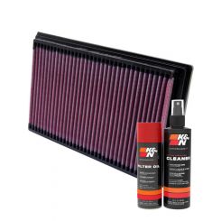 K&N Air Filter 33-2157 + Aerosol Recharge Kit