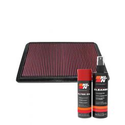 K&N Air Filter 33-2164 + Aerosol Recharge Kit