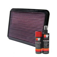 K&N Air Filter 33-2167 + Aerosol Recharge Kit