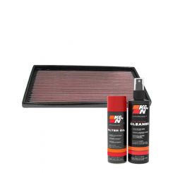 K&N Air Filter 33-2169 + Aerosol Recharge Kit