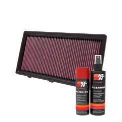K&N Air Filter 33-2175 + Aerosol Recharge Kit