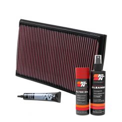 K&N Air Filter 33-2176 + Aerosol Recharge Kit