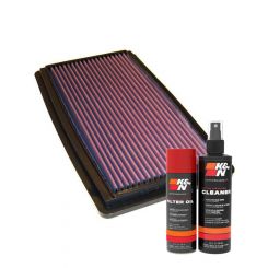 K&N Air Filter 33-2177-1 + Aerosol Recharge Kit