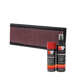 K&N Air Filter 33-2181 + Aerosol Recharge Kit