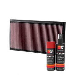 K&N Air Filter 33-2183 + Aerosol Recharge Kit