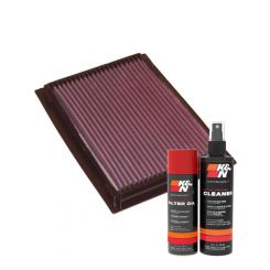 K&N Air Filter 33-2187 + Aerosol Recharge Kit