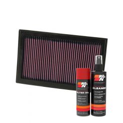 K&N Air Filter 33-2207 + Aerosol Recharge Kit