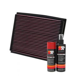 K&N Air Filter 33-2209 + Aerosol Recharge Kit