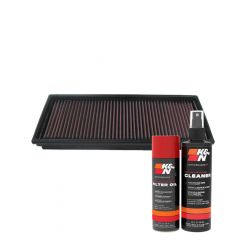 K&N Air Filter 33-2210 + Aerosol Recharge Kit