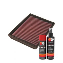 K&N Air Filter 33-2212 + Aerosol Recharge Kit