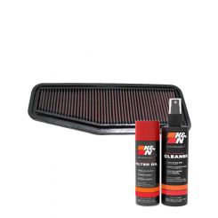 K&N Air Filter 33-2216 + Aerosol Recharge Kit