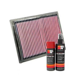 K&N Air Filter 33-2227 + Aerosol Recharge Kit