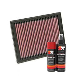K&N Air Filter 33-2239 + Aerosol Recharge Kit