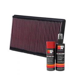 K&N Air Filter 33-2247 + Aerosol Recharge Kit