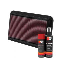 K&N Air Filter 33-2260 + Aerosol Recharge Kit