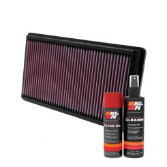 K&N Air Filter 33-2266 + Aerosol Recharge Kit