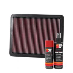 K&N Air Filter 33-2271 + Aerosol Recharge Kit