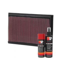 K&N Air Filter 33-2272 + Aerosol Recharge Kit