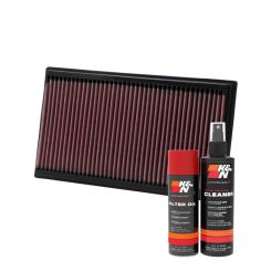 K&N Air Filter 33-2273 + Aerosol Recharge Kit