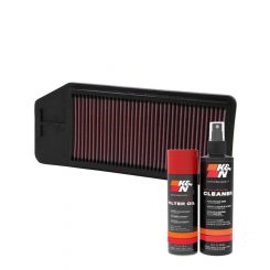 K&N Air Filter 33-2276 + Aerosol Recharge Kit