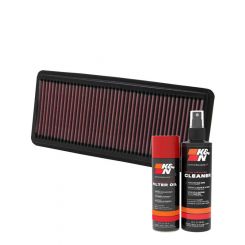 K&N Air Filter 33-2277 + Aerosol Recharge Kit