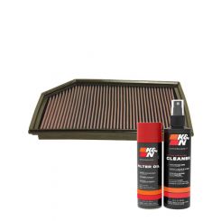 K&N Air Filter 33-2280 + Aerosol Recharge Kit